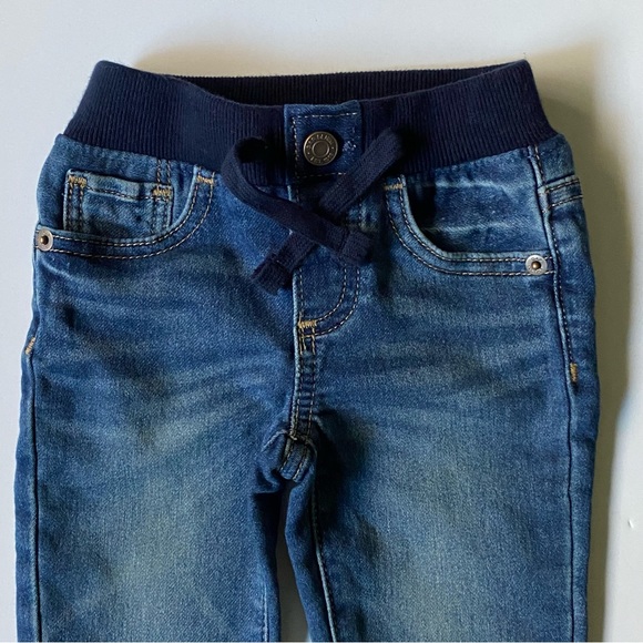 Gap jeans size 3-6 months “My first easy slim” comfy wide waist band baby EUC - Picture 2 of 13